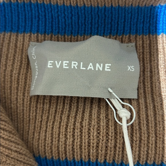 Everlane The Lace-Up Smock Knit Sweater Wool Cotton Women’s Size M and XS NWT - Picture 11 of 11